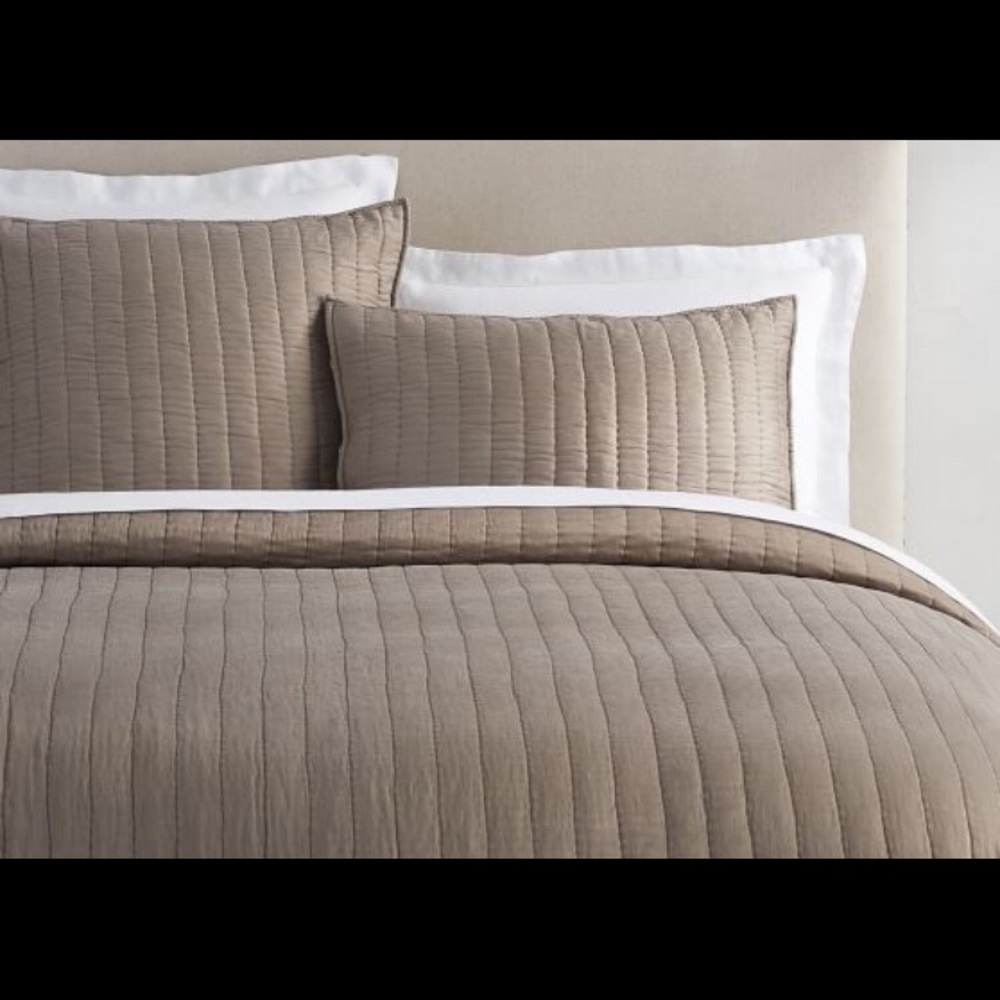 Pottery Barn Quilt and Euro Shams